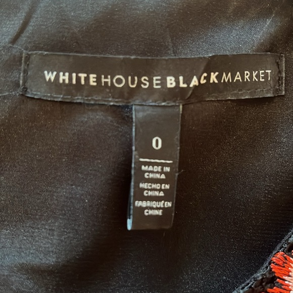 White House Black Market Floral Embroidered Dress - Picture 9 of 13